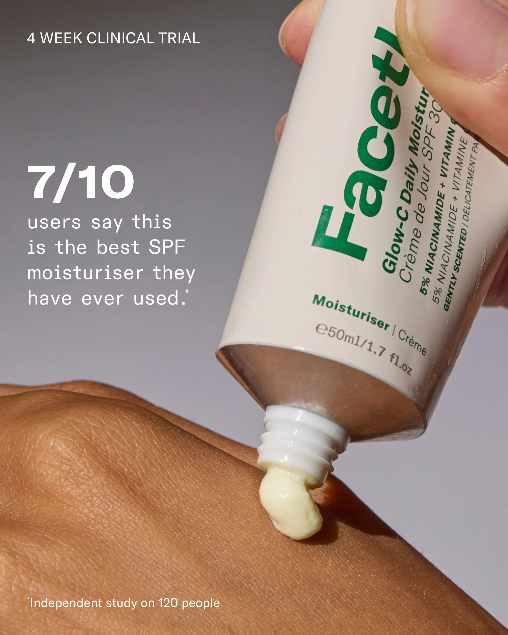 Glow-C Daily Moisturiser SPF 30 - Image 4